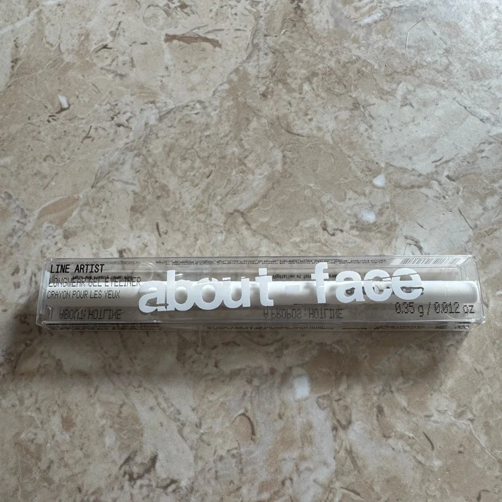 ABOUT-FACE LINE ARTIST GEL EYELINER MATTE LINER - HIGH ALTITUDE - MATTE WHITE